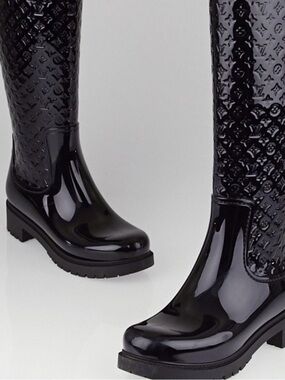 Louis Vuitton Monogram rain boots
